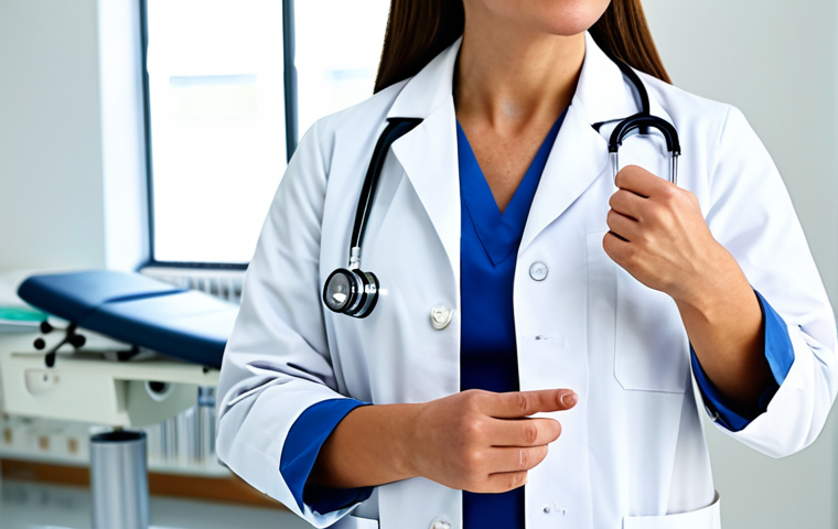 **
"A professional female doctor in a fully clothed, modest white lab coat, standing in a clean and bright hospital environment, appropriate attire, safe for work, perfect anatomy, natural proportions, well-formed hands, proper finger count, professional photography, high quality, family-friendly content, medical professional."
**