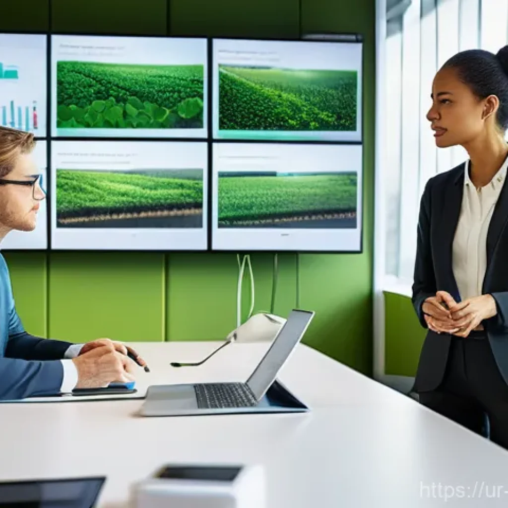 정책분석사와 지속 가능성을 위한 제안 - **Prompt:** A diverse group of professional policy analysts, male and female, in a modern, sunlit co...