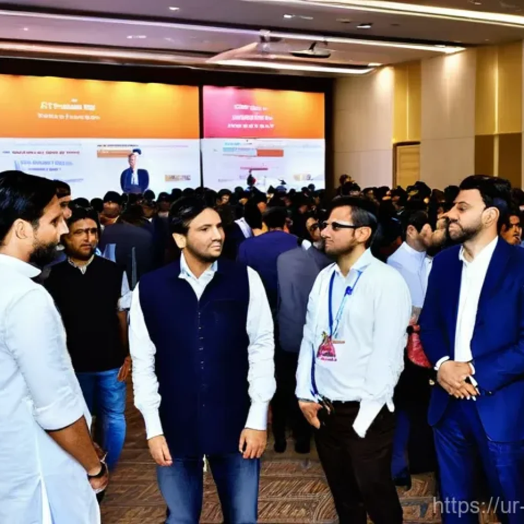 정책분석사와 데이터 분석 성공 사례와 연구와 정책의 연계성 연구와 경력 개발 - **Prompt:** A bustling, vibrant scene at the "Pakistan Data Fest 2024" event at the Pak-China Friend...