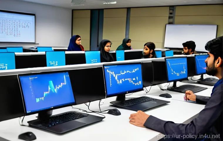 정책분석사와 데이터 분석 성공 사례와 연구와 정책의 연계성 연구와 경력 개발 - **Prompt:** A dedicated team of male and female Pakistani policy analysts, professionally dressed, c...