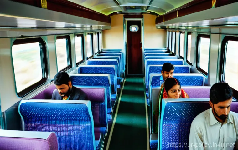 정책분석사와 공공 정책 성공 사례 연구 - **Prompt 1: Modern Pakistani Railway Journey**
    A vibrant and bustling scene inside a modernized ...