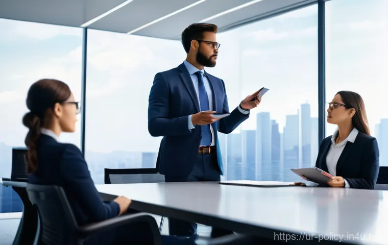 정책분석사 업무 관련 소프트웨어 - **Prompt:** A diverse team of policy analysts, professionally dressed, gathered in a modern, sunlit ...