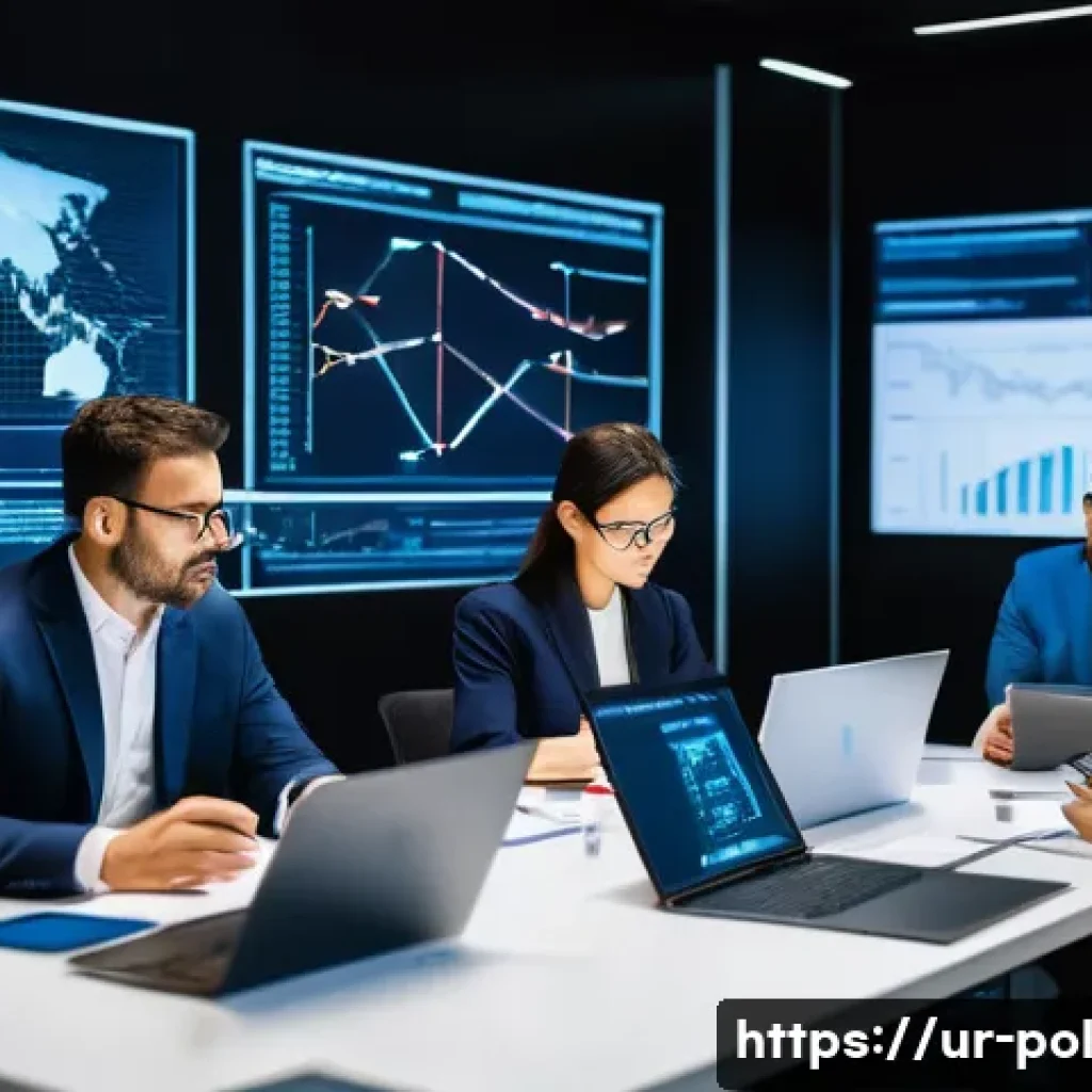 정책분석사와 공공기관 협력 사례 - **Prompt:** A diverse group of policy analysts, including men and women from various ethnic backgrou...