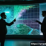 정책분석사와 데이터 기반 정책 사례 연구와 성공 요인 - **Prompt 1: Data-Driven Urban Transformation**
"A diverse group of five professionals, including...