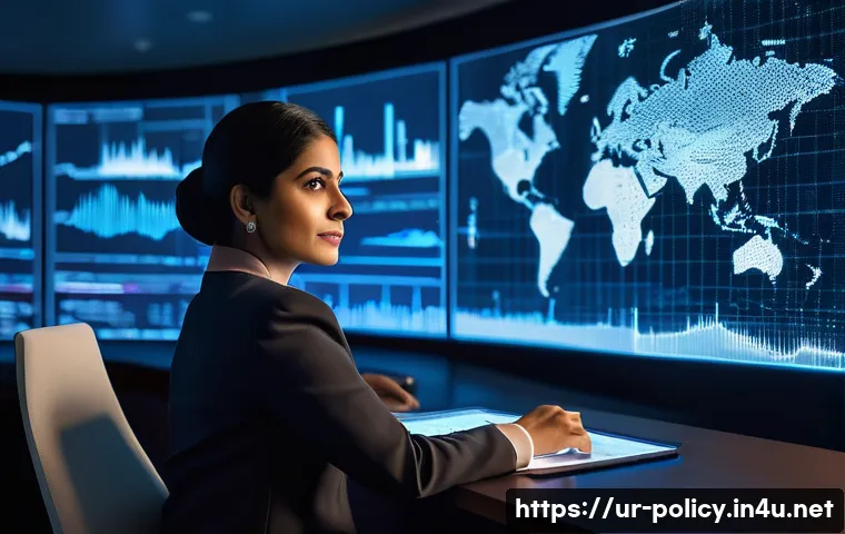 정책분석사와 공공사업의 ROI 분석 - **Prompt 1: A Policy Analyst at the Forefront of Data-Driven Governance**
"A professional female...
