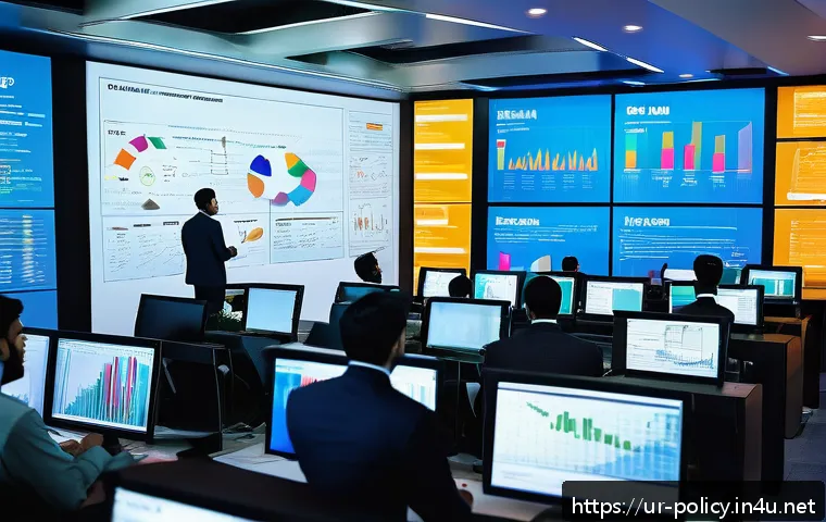 정책분석사와 정책 테스트 및 시뮬레이션 사례 - A detailed scene depicting a diverse group of Pakistani policymakers and data analysts collaborating...