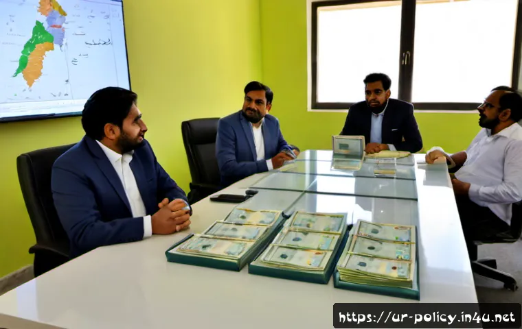 Home 13 정책분석사와 국제정책 컨설팅 사례 - Photorealistic international policy consulting meeting in a modern Islamabad office, a Pakistani pol...